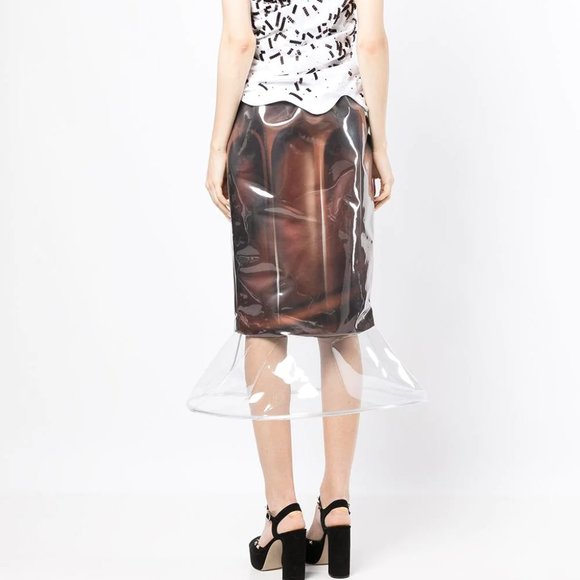 SS22 RUNWAY $5880 MOSCHINO COUTURE Jeremy Scott Milkshake Straw Asymmetric Dress - Picture 16 of 16